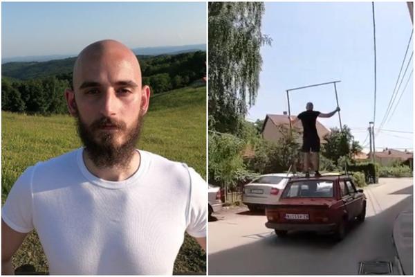 JAVIO NAM SE NIŠLIJA KOJI JE RADIO ZGIBOVE NA AUTOMOBILU: Otkrio nam je BAŠ SVE O SEBI! (VIDEO)