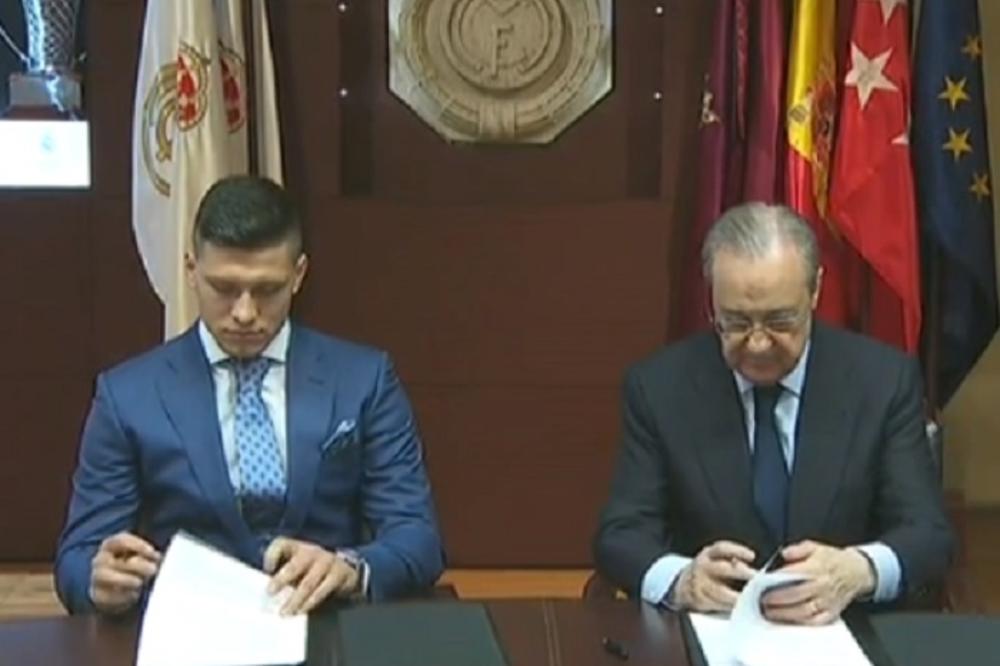LUKA JOVIĆ POTPISAO ZA REAL MADRID! Svi su čekali da vide koji broj će mu dati - usledilo je razočarenje!