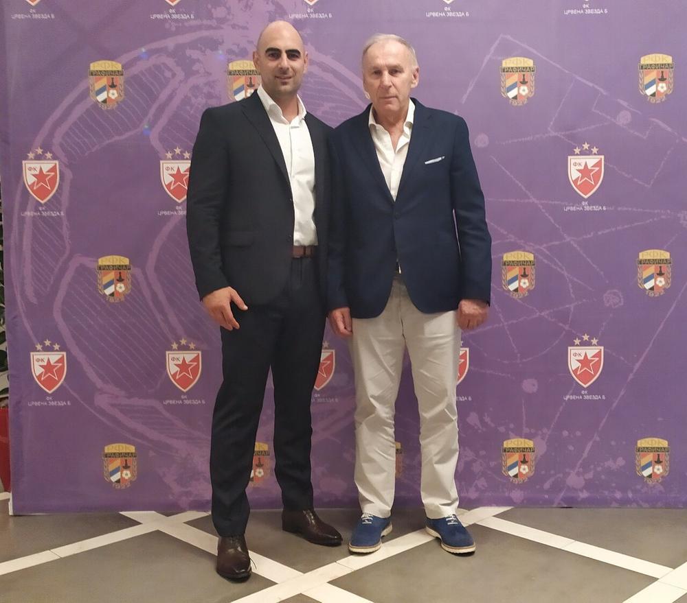 Slobodan Govedarica sa Draganom Džajićem