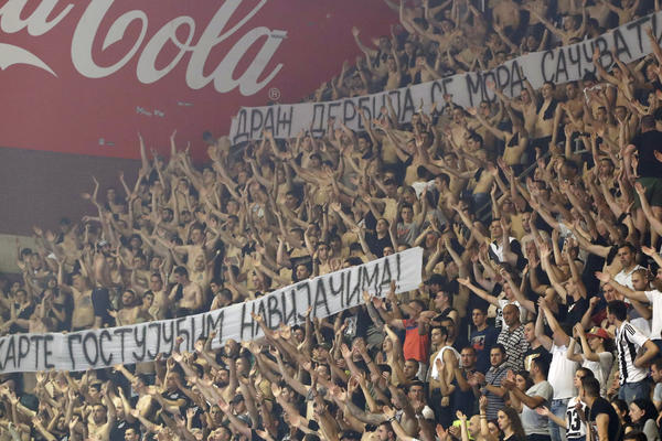 GROBARI NE POSUSTAJU NI ZA PEDALJ: Navijači Partizana opet prebacili magičnu cifru!