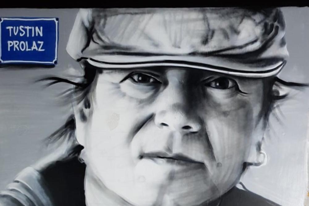 TUSTA iz grupe KUD IDIJOTI dobio mural u Staroj Pazovi