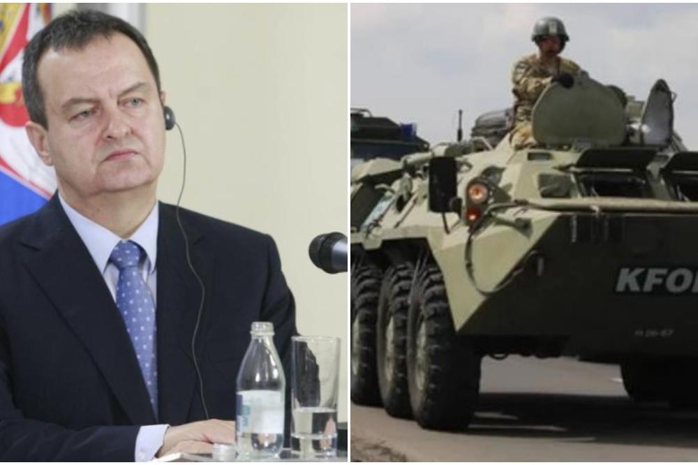 NE KOMENTARIŠEMO MNOGO SPEKULACIJE! Oglasio se KFOR povodom Dačićevih UPOZORENJA ZA KOSOVO!