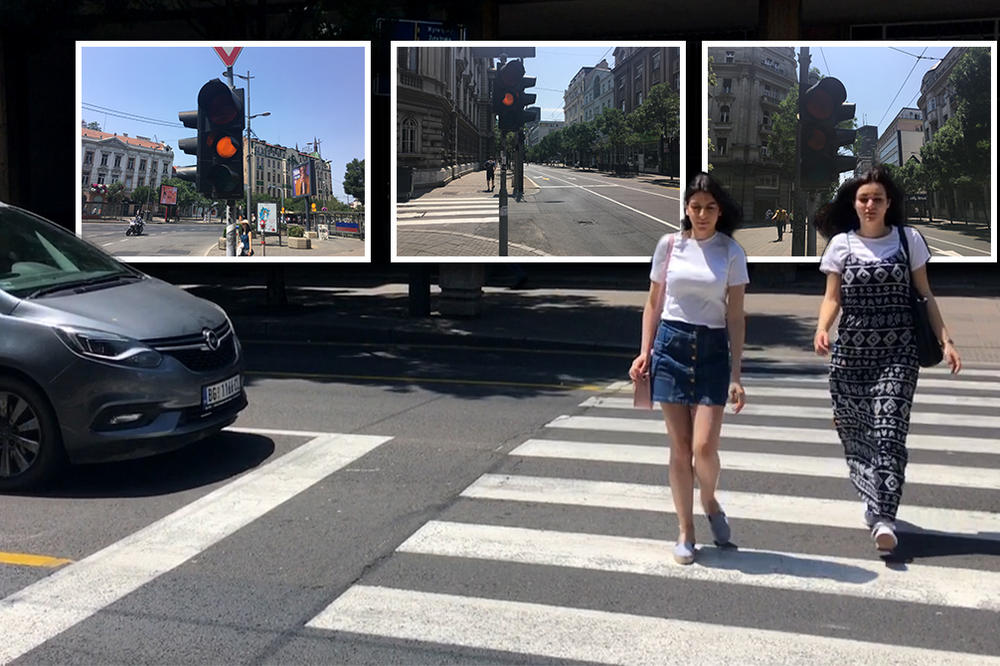 NOVINARKE ESPRESA U OPASNOJ AKCIJI: U ŠPICU prošle 3 beogradska SEMAFORA koja NE RADE na NAJPROMETNIJIM ulicama