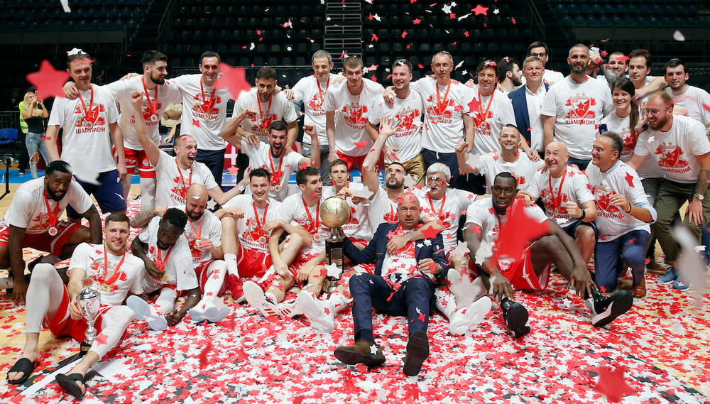 Košarkaši Crvene zvezde će braniti titule u ABA ligi i KLS  