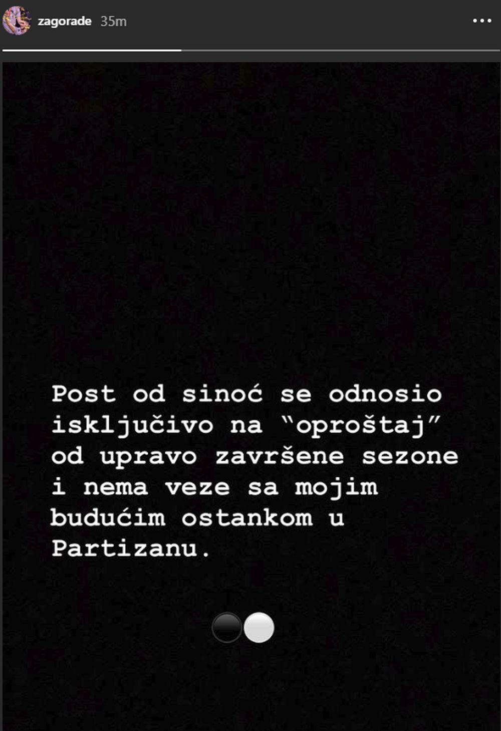 Nova poruka Radeta Zagorca