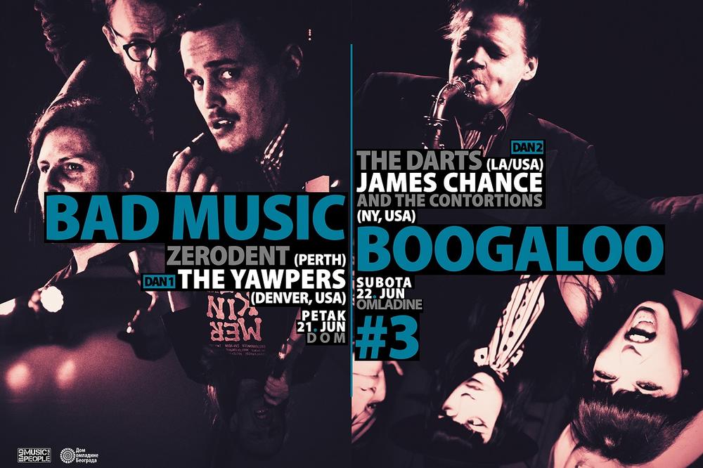 BAD MUSIC BOOGALOO #3 u Domu omladine Beograda