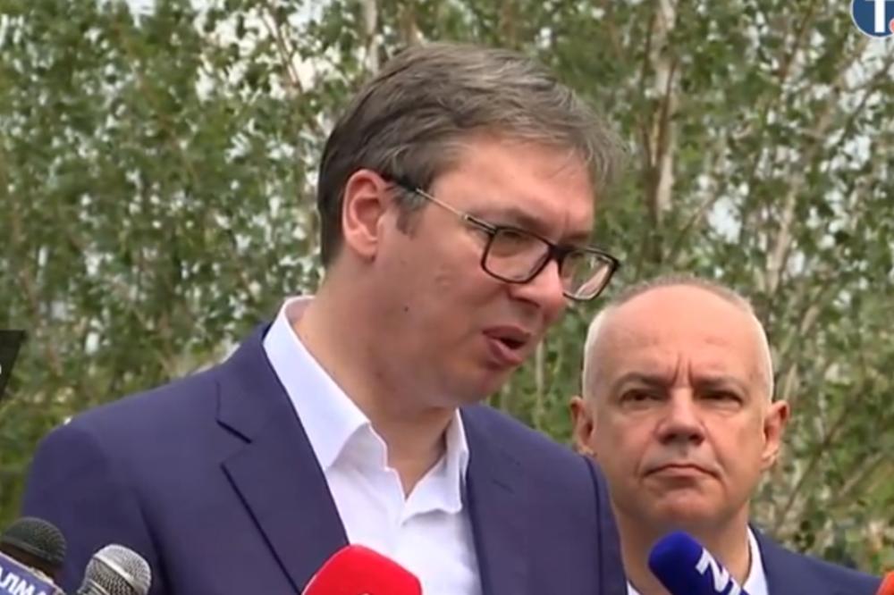 VUČIĆ SE OBRAĆA GRAĐANIMA! Predsednik obilazi radove u okviru projekta, Beograd na vodi! OTKRIVA KAD SE OTVARA PARK