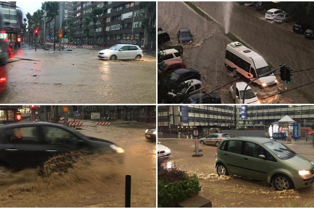 OPŠTI HAOS U BEOGRADU, VRTIĆI POPLAVLJENI, KANALIZACIJA IZLIVENA: Strašne posledice OLUJE DECENIJE!