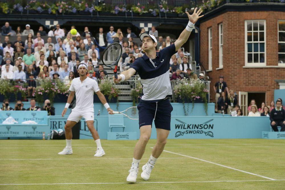 Endi Mari je u dublu odigrao svoj prvi turnir posle operacije kuka