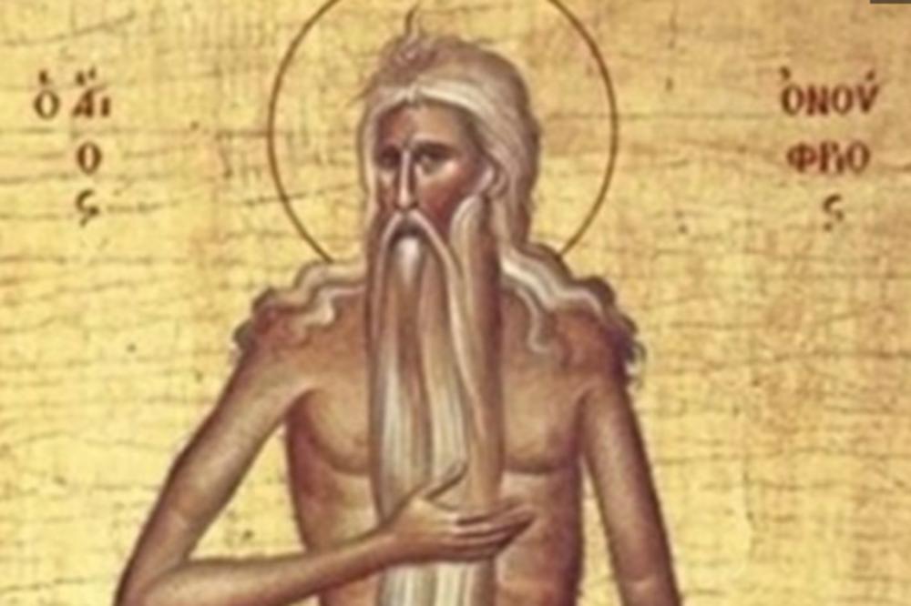 DANAS SE SLAVI SVETI ONUFRIJE: Živeo je sam u pustinji 50 godina, kad je umro DESILO SE ČUDO