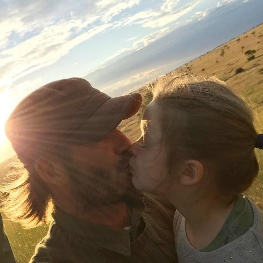 Dejvid Bekam ljubi kćerku  