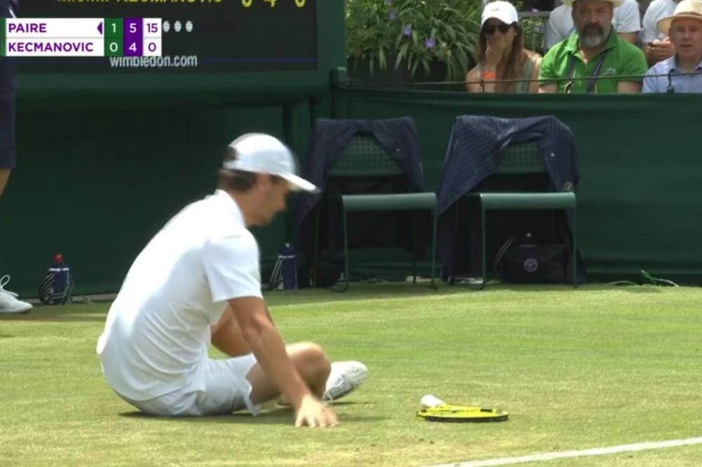 KAKAV MALER ZA KECMANOVIĆA! BOLOVI SU BILI PREJAKI! Srbin predao meč Peru, a imao je šansu!