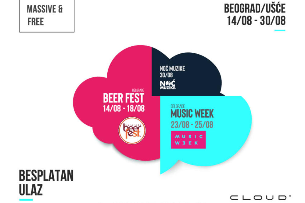 MUSIC WEEK FESTIVAL NA UŠĆU: Spremite se za nastupe najvećih regionalnih zvezda