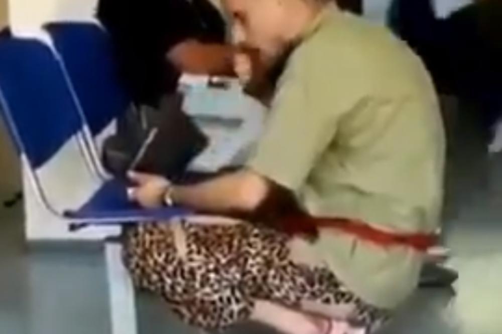 UHAPŠEN MUŠKARAC KOJI JE MRLJAO BELU LINJU USRED DOMA ZDRAVLJA: Policija ga je uhvatila DAN POSLE SKANDALA!