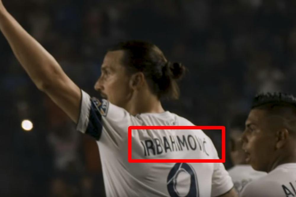 AMERI, ZNAMO DA NE ZNATE FUDBAL, ALI GDE IBRI OVO DA URADITE: Zlatan morao da igra u dresu s pogrešnim prezimenom!