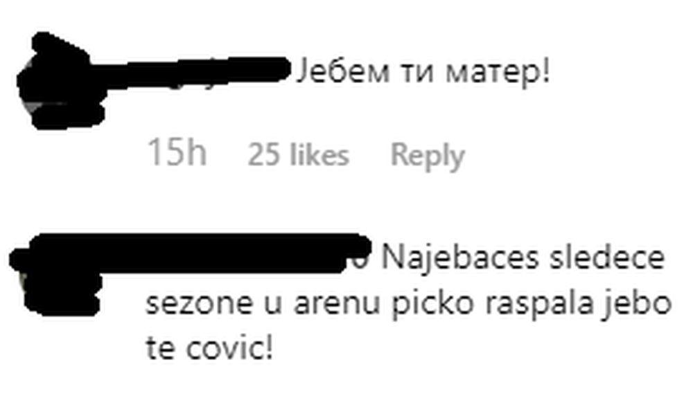 Grobari vređaju Džejmsa Gista