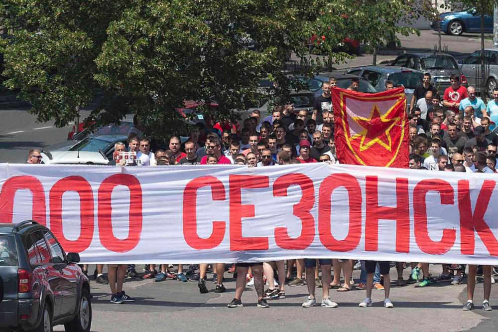 MOBILIZACIJA NA MARAKANI: Delije okupirale stadion i poručuju - hoćemo 20.000 sezonskih karata!