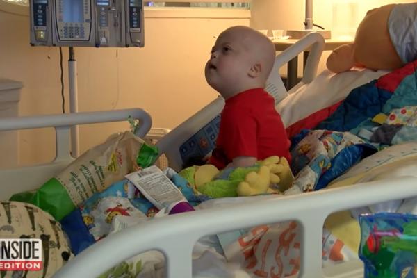 DEČAK (3) SA DAUNOVIM SINDROMOM BOLUJE OD LEUKEMIJE! Mali borac za rođendan je imao OSMEH, a ovo je razlog! (VIDEO)