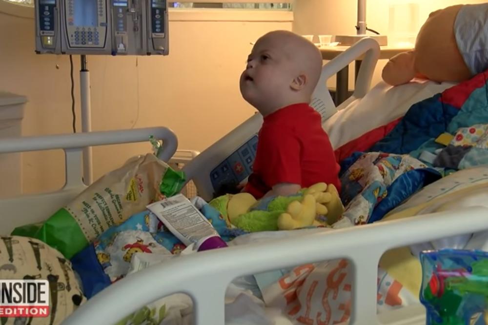 DEČAK (3) SA DAUNOVIM SINDROMOM BOLUJE OD LEUKEMIJE! Mali borac za rođendan je imao OSMEH, a ovo je razlog! (VIDEO)
