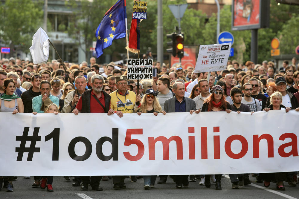 POGLEDAJTE MARŠUTU KRETANJA GRAĐANA U OKVIRU PROTESTA 1 OD 5 MILIONA: I ove subote traže odgovore