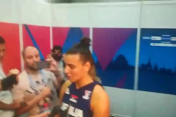 ZEZNULA SAM STVAR: Ana Dabović ljuta na sebe posle poraza od Španije!
