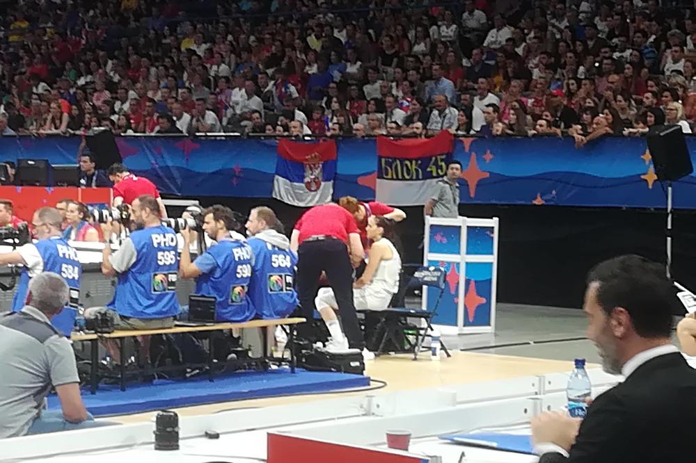 PUKLA JOJ ARKADA: Sonja Petrović doživela povredu na meču za bronzu!