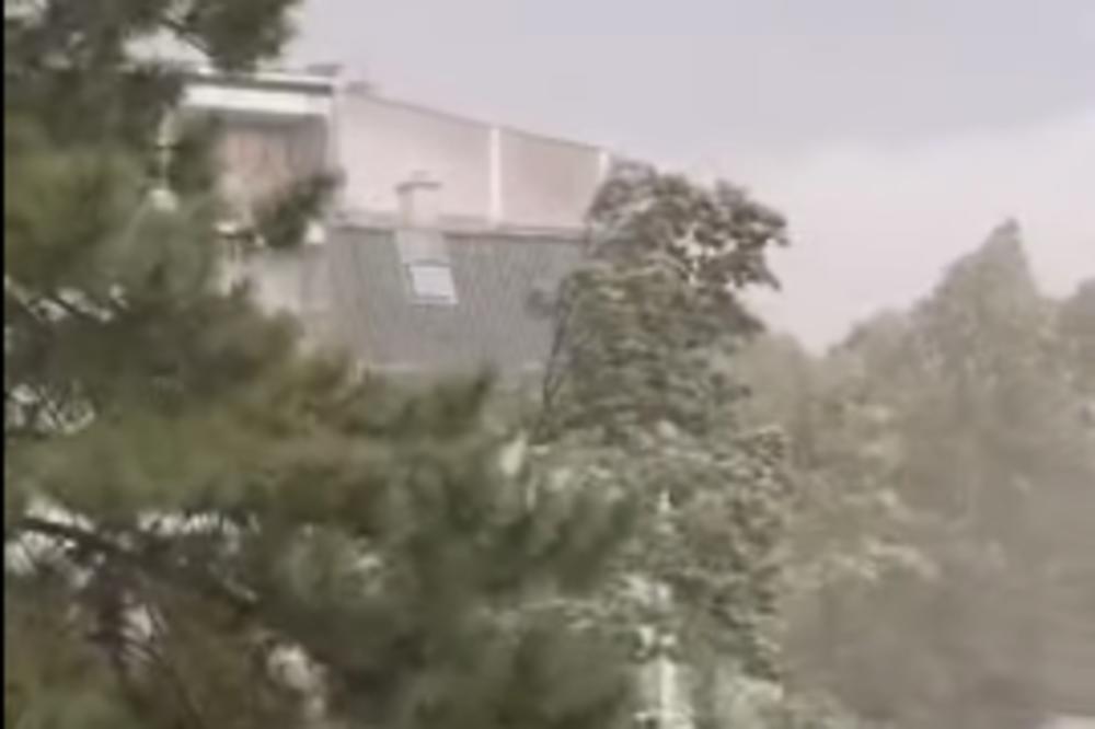 NA BEOGRAD SE SPUSTILO SIVILO! PLJUSKOVI, GRMLJAVINA I GRAD U NAREDNA 2 SATA: Stiglo upozorenje RHMZ-a!