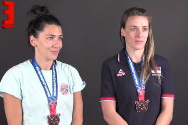 BRONZANE KOŠARKAŠICE U POSETI ESPRESU: Neca bi i sad zaplakala zbog Španije, a Daja se divi kapitenki!