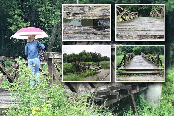 OVDE ĆE NEKO POGINUTI! Ako na Topčideru hoćete do Železničke stanice, moraćete PREKO MOSTA IZ HOROR FILMA (FOTO)