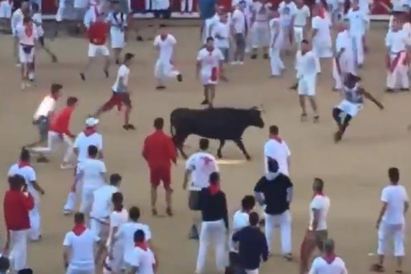 OVAKVOG LUDAKA SPORTSKI SVET NIJE VIDEO: Zarađuje milione, a preskače bikove u Pamploni! Čeka ga žestoka kazna!