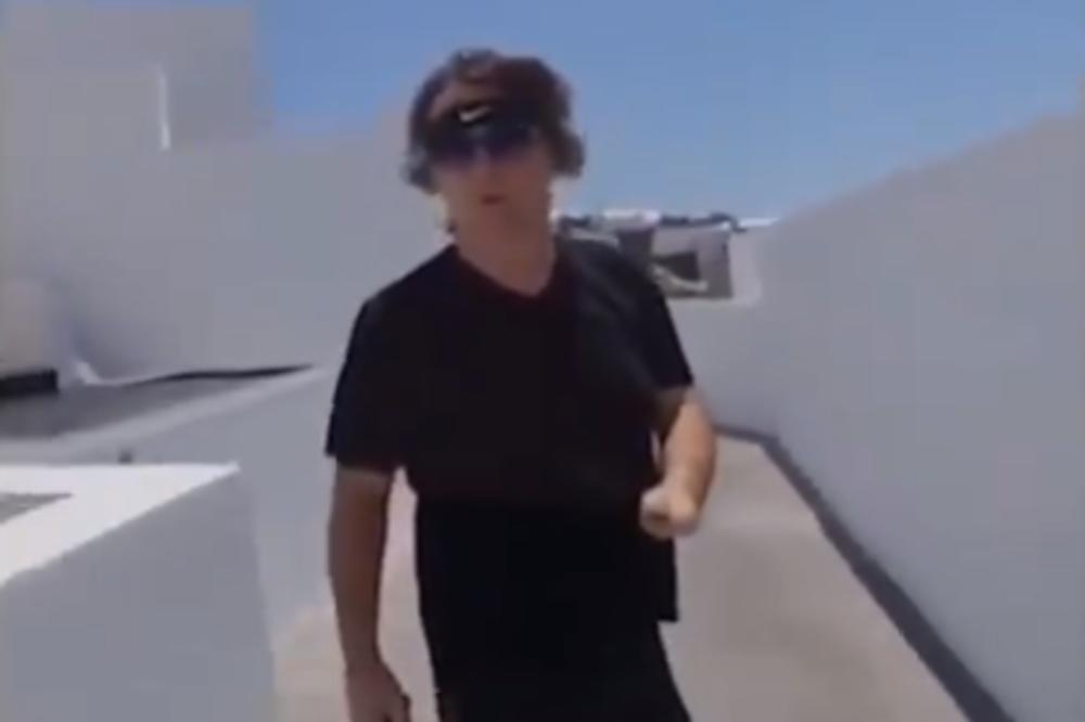 MITROVIĆ RIZIKUJE ŽIVOT NA OSTRVU! Sa skejtom po VULKANSKOJ LITICI - neviđeni adrenalinski SNIMAK