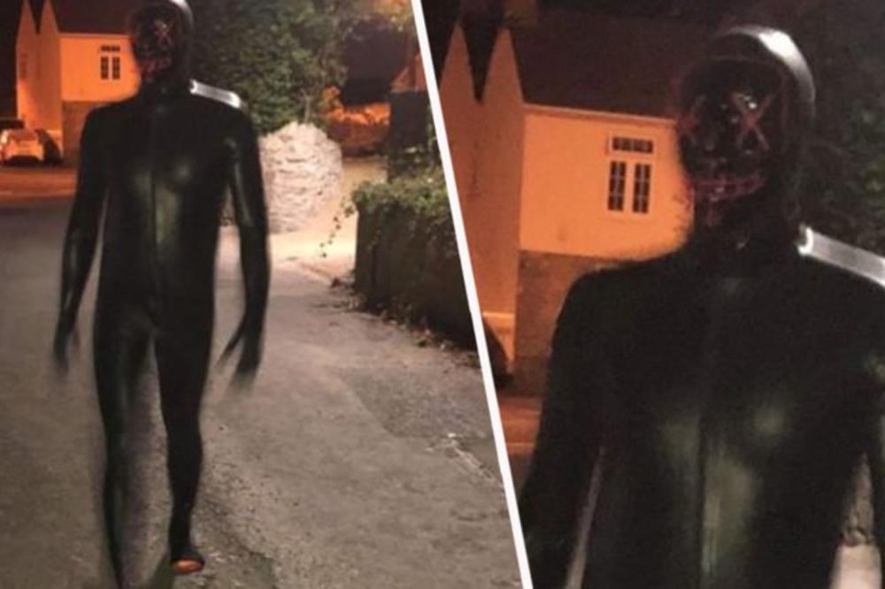 MUŠKARAC U ČUDOVIŠNOM ODELU OD GUME VREBA ŽENE U KASNE SATE! Manijak i dalje na slobodi, ovde je primećen! (FOTO)