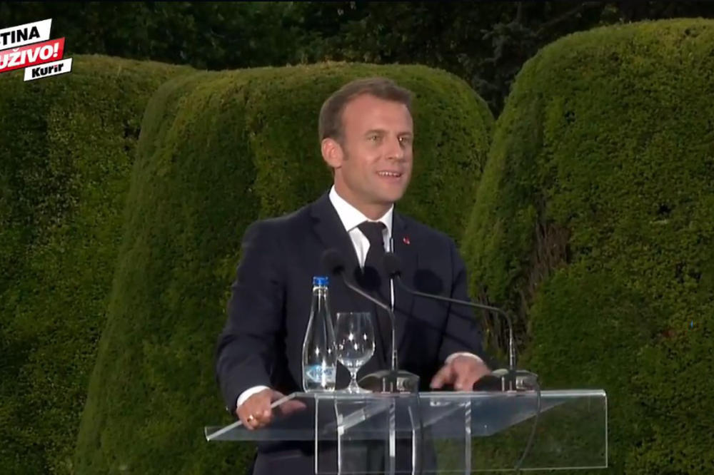 MAKRON PROGOVORIO NA SRPSKOM, GRAĐANI APLAUDIRALI BEZ PRESTANKA: Francuska vas voli, kao što ste vi voleli nju!