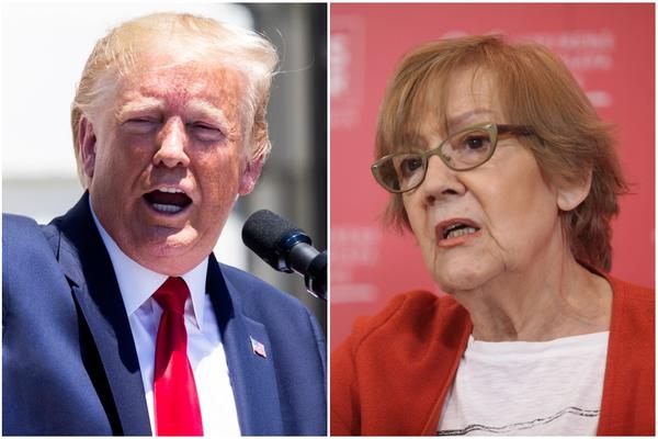 JEDI GO*NA GOSPODINE TRAMP! Vesna Pešić je američkom predsedniku napisala nešto ŠTO NIKO NIKAD NIJE!