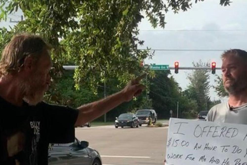 SAŽALIO SE NA PROSJAKA, PA MU PONUDIO POSAO: Njegov odgovor ga je zaprepastio! (VIDEO)
