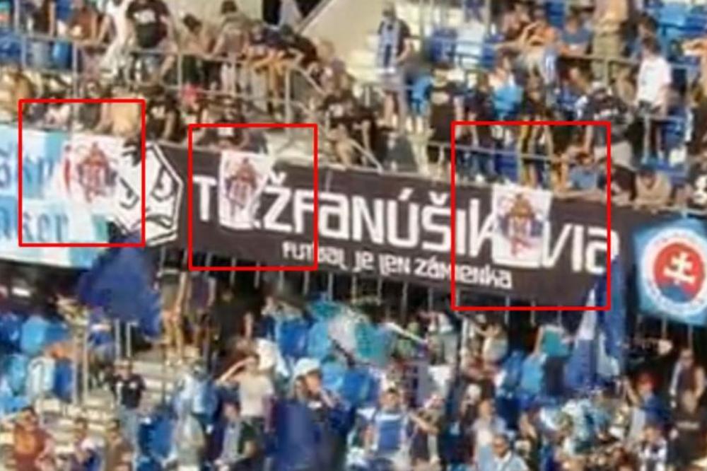 UEFA IM ZABRANILA I ZAPRETILA, ALI NJIH BAŠ BRIGA: Navijači Slovana uz braću Srbe na meču protiv kluba s Kosova!