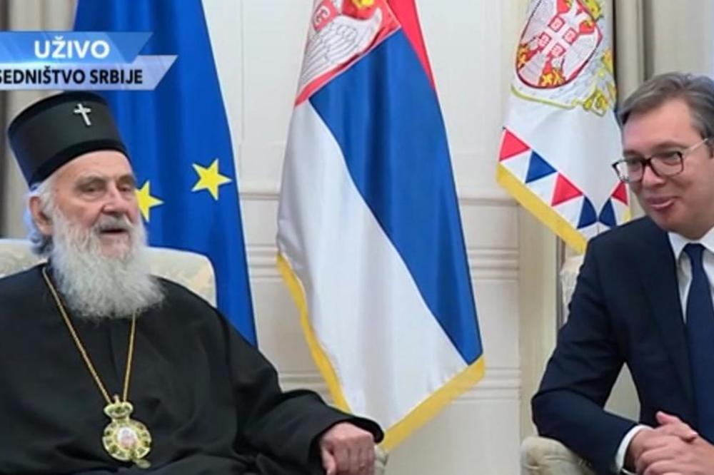 PATRIJARH IRINEJ ODLIKUJE VUČIĆA! Spremio mu je VAŽAN ORDEN koji je dobio i PUTIN