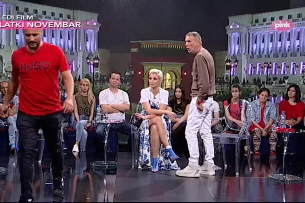 SKANDAL U EMISIJI KAKAV NIJE DO SADA VIĐEN! Marko gađao flašom Lepog Miću i ODMAH NAPUSTIO STUDIO