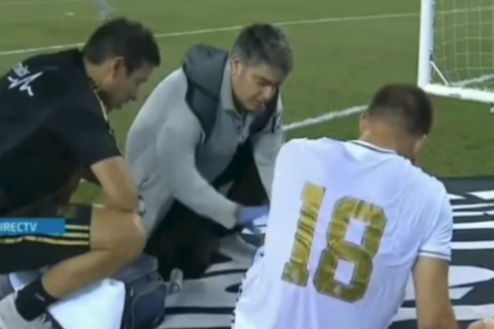 NEKO JE PROKLEO LUKU JOVIĆA: Jedva je izašao sa terena! Teža povreda Srbina u blamaži Reala protiv Atletika!