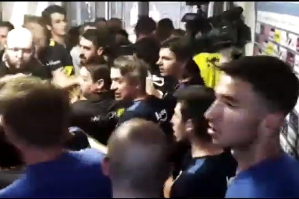 A GRUJIĆ KADAR NEVERA: Emre Belezoglu jurio po tunelu igrača Herte da ga bije, Marko se pogubio šta se dešava?!