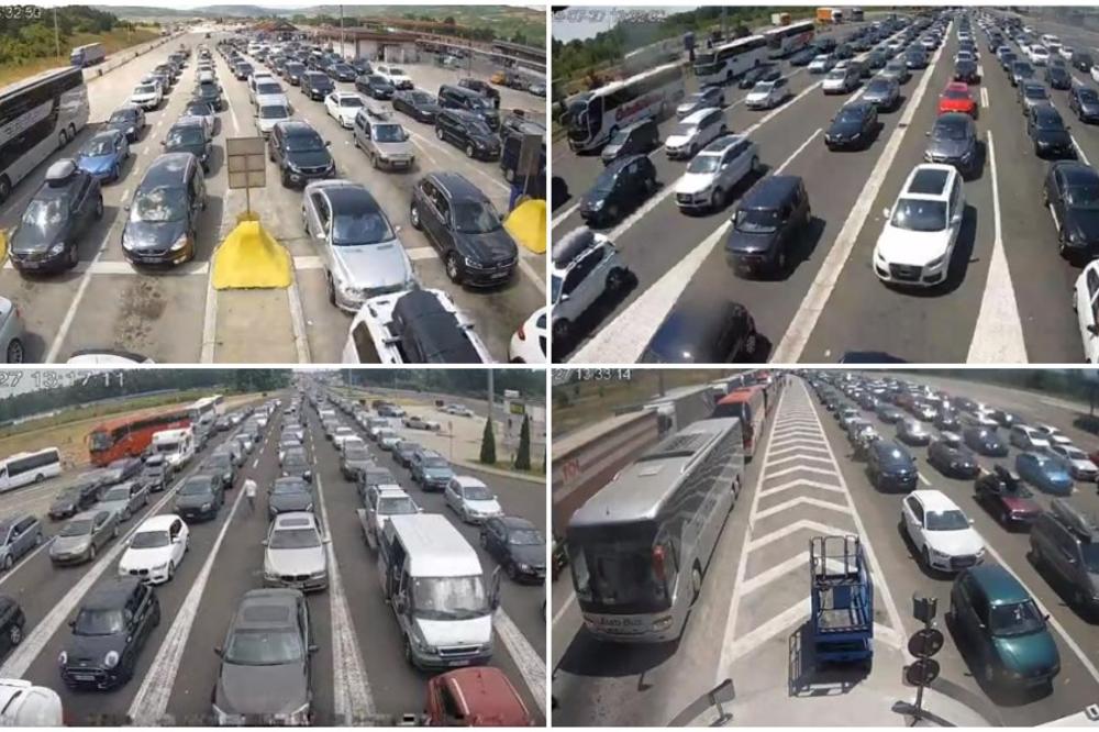 AKO STE KRENULI ZA BEOGRAD IZ NOVOG SADA, ČEKA VAS RED  DUŽI OD 2 KM! STANJE NA GRANIČNIM PRELAZIMA HAOTIČNO! FOTO