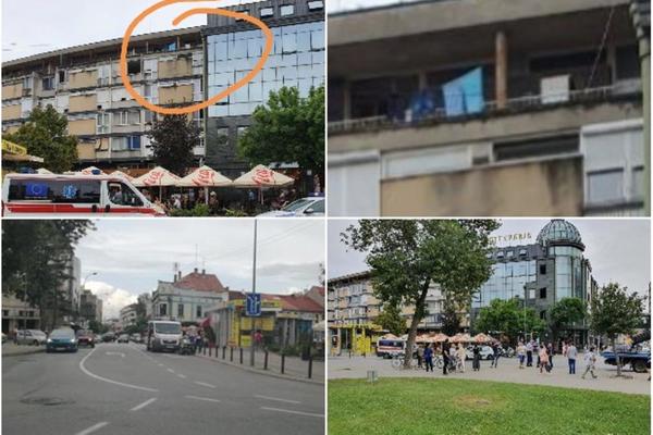 HEROJ PORTIR SPASAO MLAĐU ŽENU DA NE SKOČI SA ZGRADE! Drama u centru Kragujevca (FOTO)