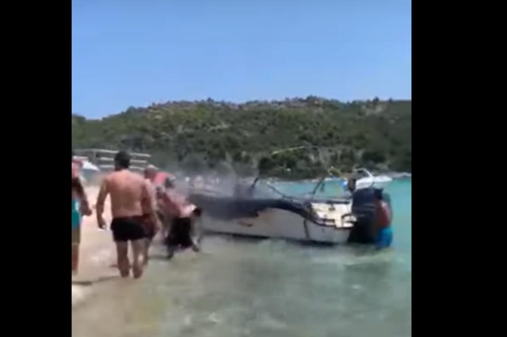 S ČAMCA POBACALI DECU U VODU, BILO JE KAO U HOROR FILMU: Svedoci eksplozije na Halkidikiju ispričali šta se desilo