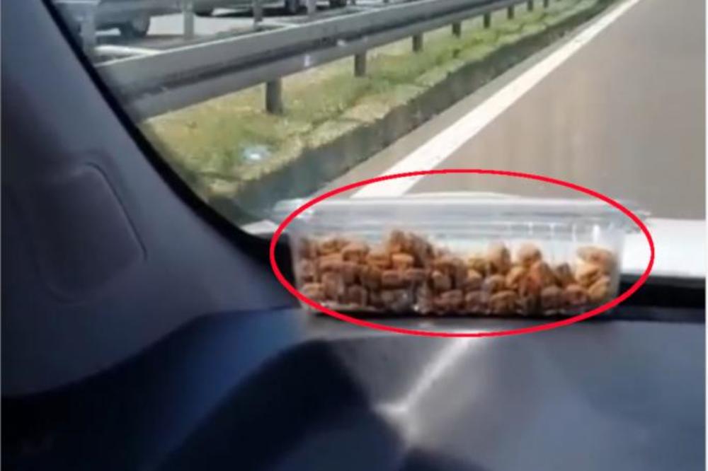 JEDAN DETALJ JE STAVIO U DRUGI PLAN OGROMNU GUŽVU KA BEOGRADU! Vozač je postao najveći hit na intenetu! (FOTO)