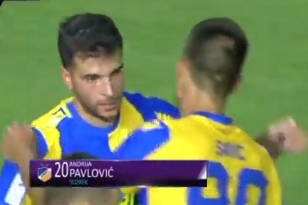 EKSPLOZIJA ANDRIJE PAVLOVIĆA ZA JURIŠ NA LIGU ŠAMPIONA: Vujadin i Apoel uživali u fudbalskoj magiji Srbina!