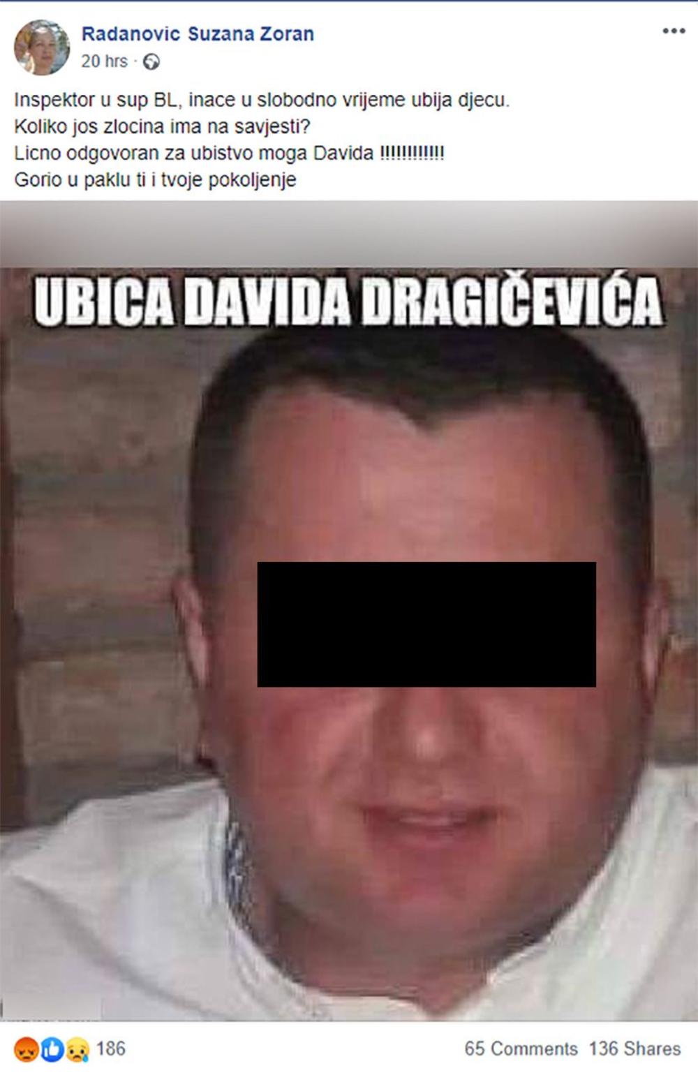 Radanović je optužila ovog inspektora 