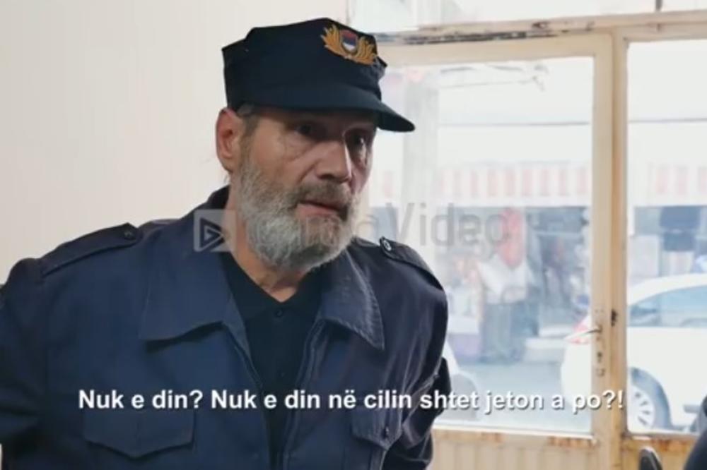 SRPSKI POLICAJAC JE NAGAZIO GAZDU KAFIĆA U PRIŠTINI, ONDA JE PODVIO REP: Kakva je ovo samo PROPAGANDA ALBANACA!