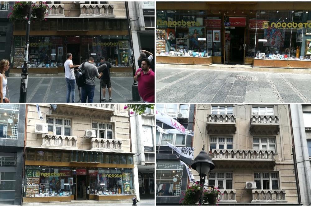 BILI SMO U KNEZ MIHAILOVOJ GDE SE FASADA OBRUŠILA ČOVEKU NA GLAVU: Niko ne zna uzrok, svi se čude jednoj stvari