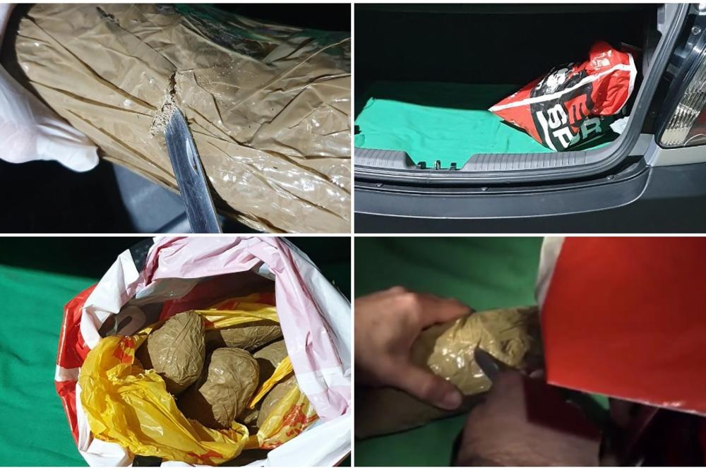 STAO KRAJ AUTO-PUTA, PA IZVADIO 6 PAKETA HEROINA! Velika akcija srpske policije, NAPRAVILI ŽEŠĆU FRKU MEĐU DILERIMA