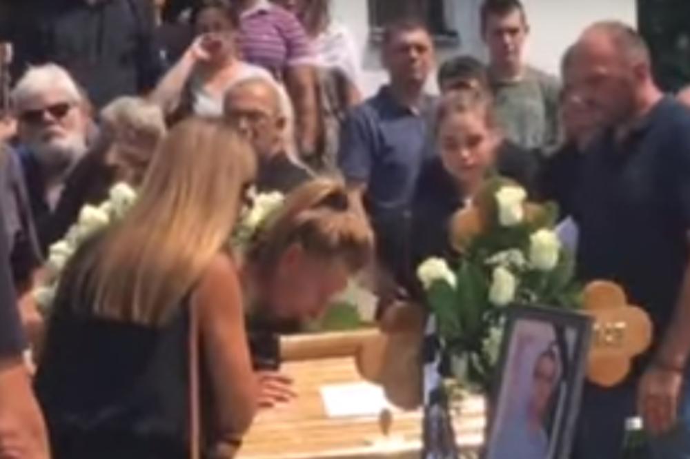 NAJPOTRESNIJI SNIMAK SA SAHRANE IGORA BULATA: Ćerka se onesvestila, žena ljubi kovčeg i JECA! (VIDEO)